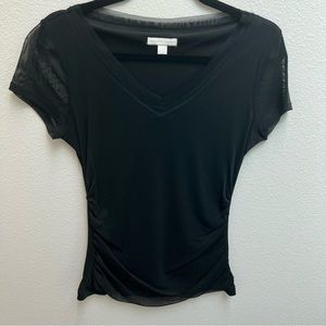 New York & Company Medium vneck top - Black